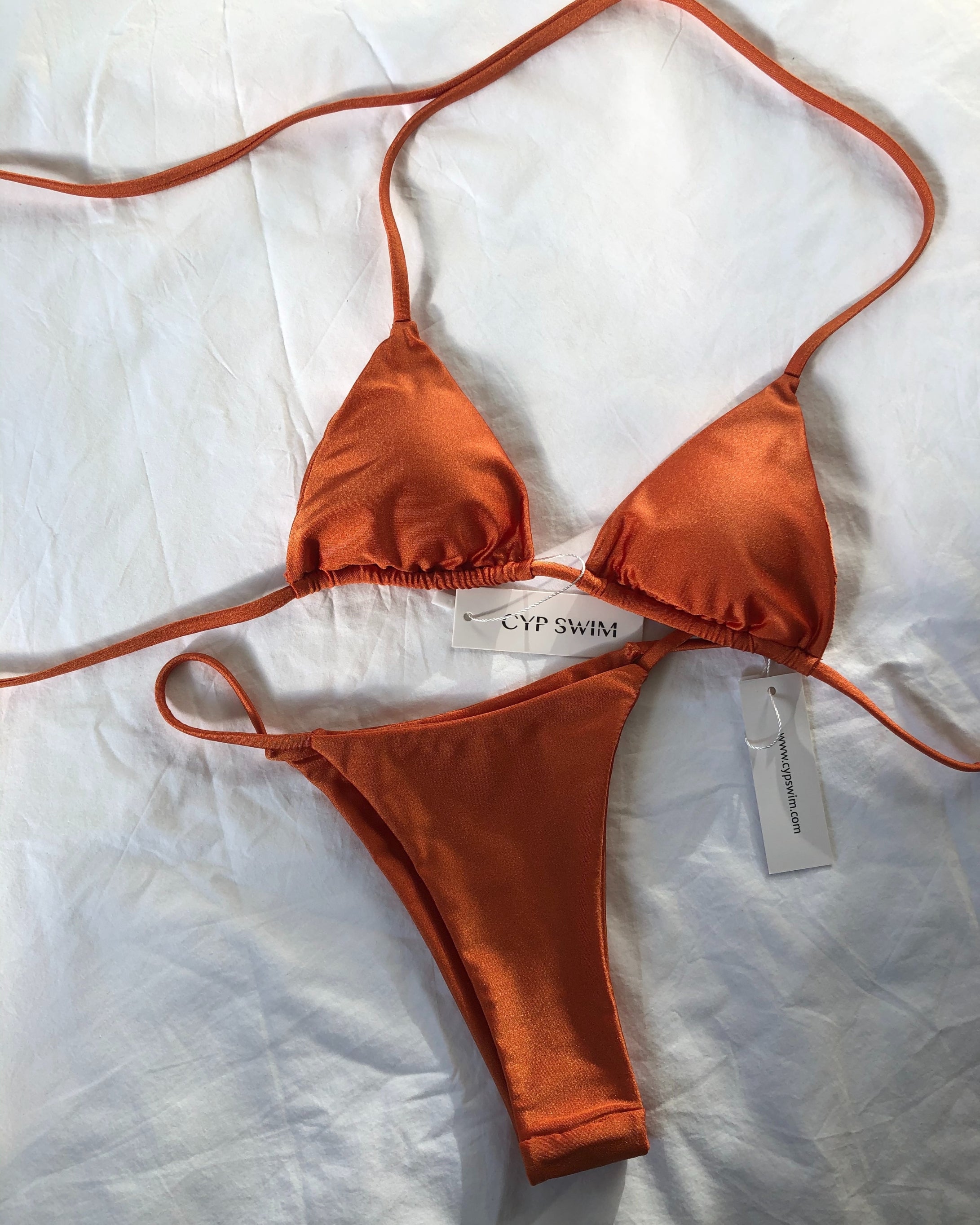 Elisa Bikini Bottom | Burnt Orange
