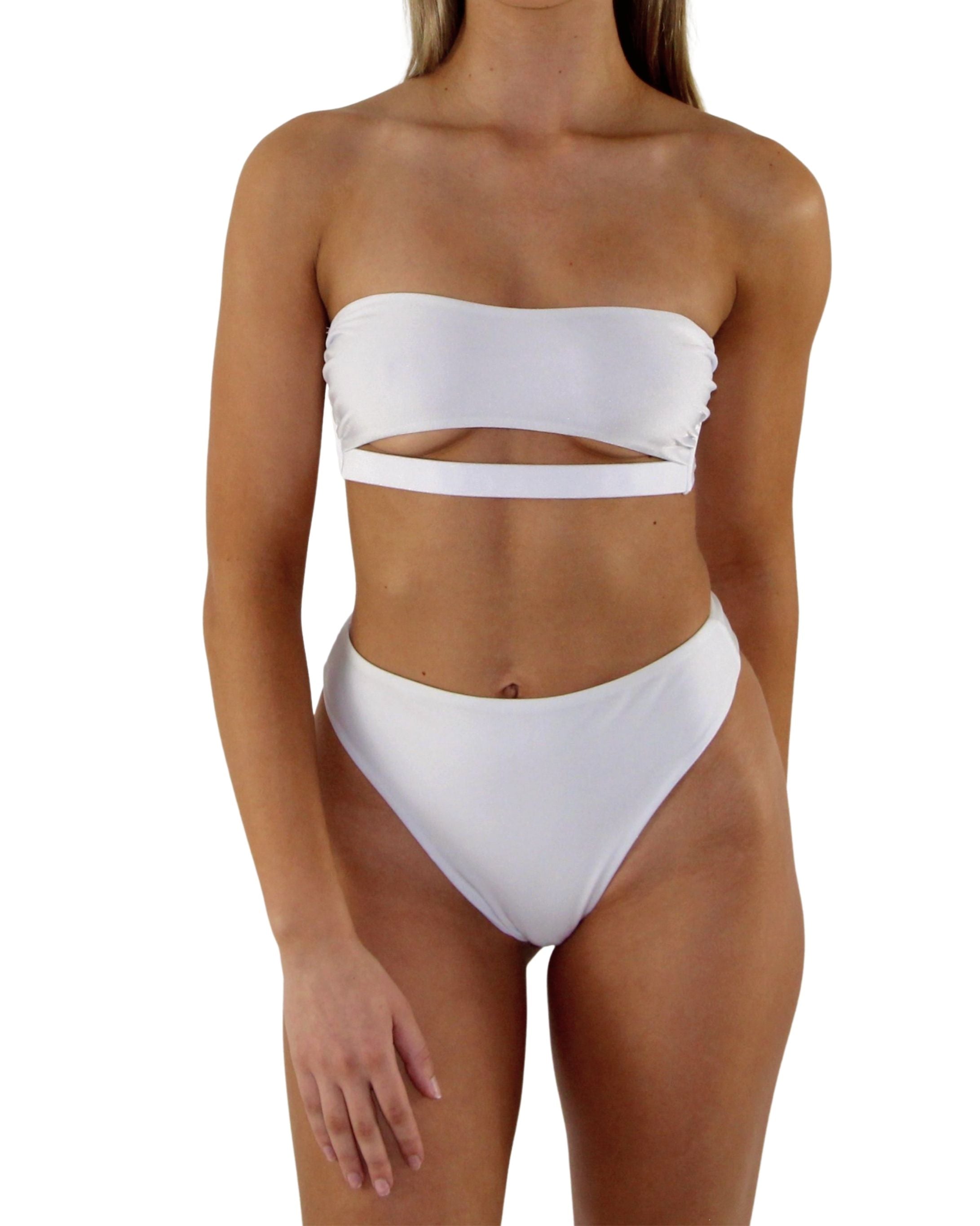 Zara Bikini Top | White